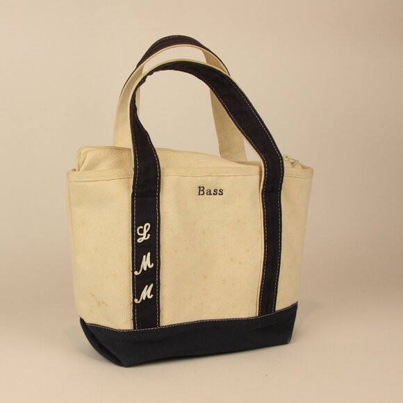 G H Bass Canvas Tote Bag Purse - Picture 1 of 5
